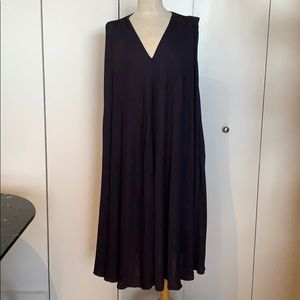 Vintage 1970s-1980s Navy Dress